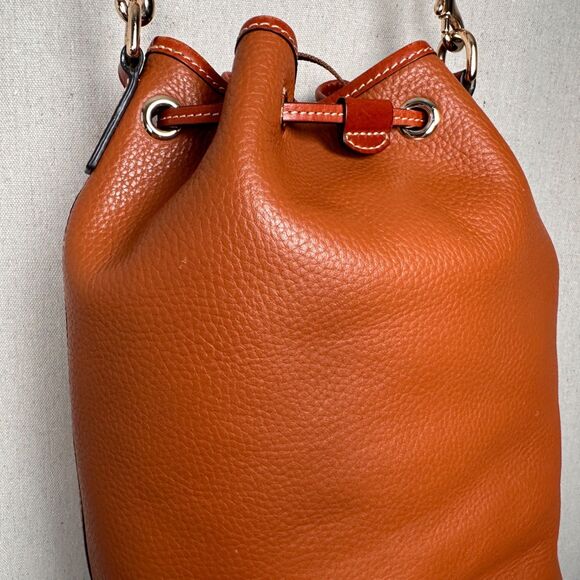 Dooney & Bourke Saffiano Pebble Grain Drawstring Crossbody - Picture 12 of 14